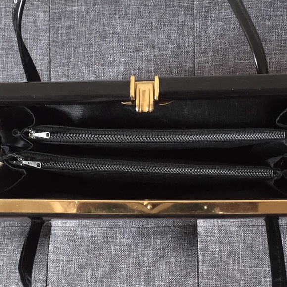 Vintage satchel Black Bag - Picture 4 of 6